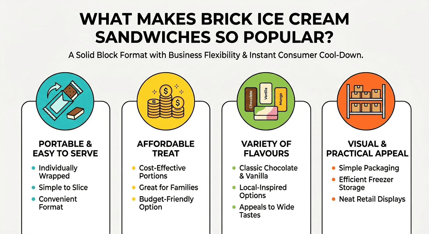What Makes Brick Ice Cream Sandwiches So Popular