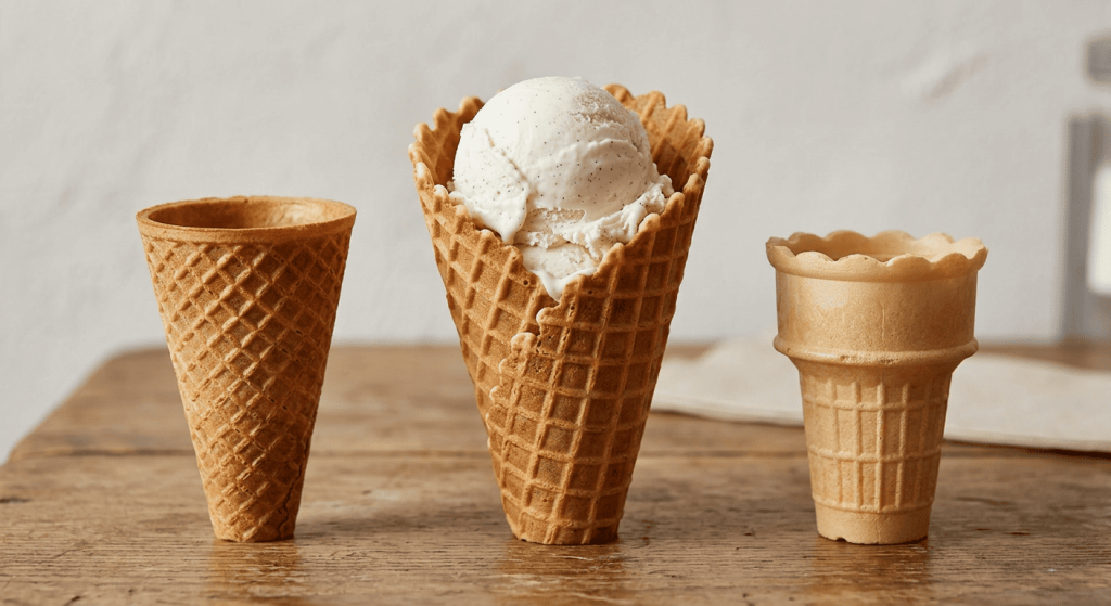 Different Types of Ice Cream Cone in Malaysia: Sugar, Waffle & Cake Cones